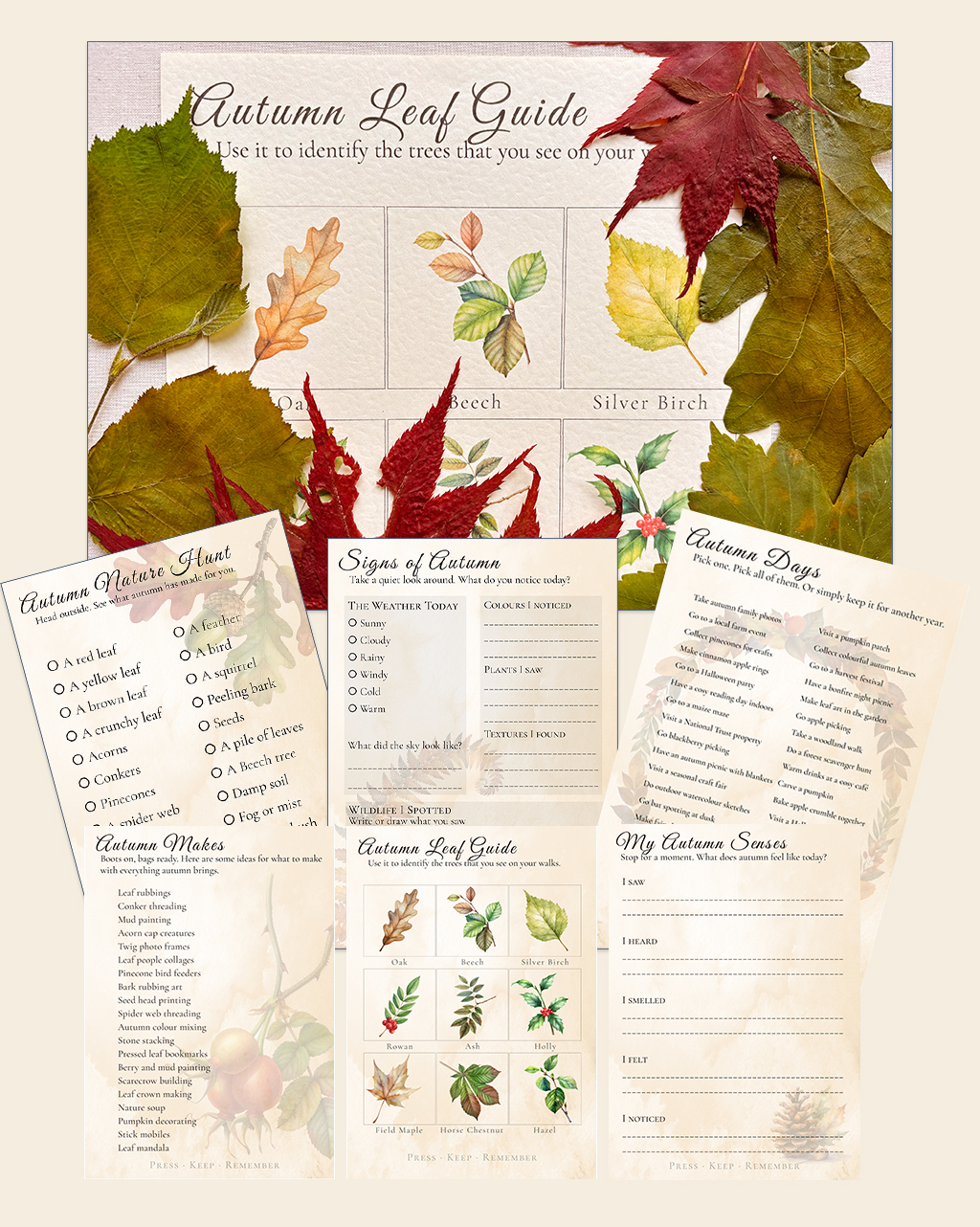 the Gentle Library - Autumn Days Activity Pack