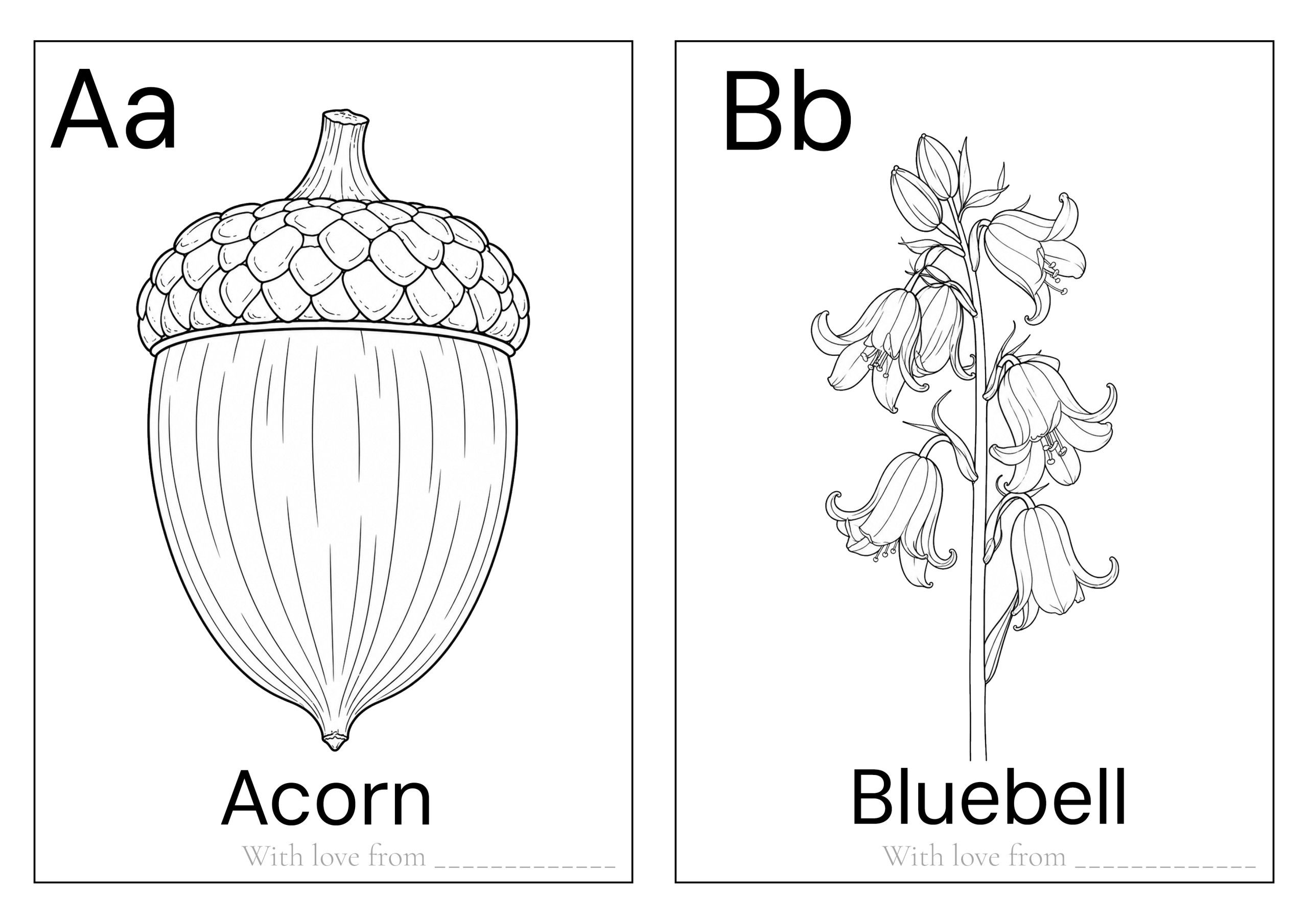 The Gentle Library - Woodland Baby Shower Activity 1