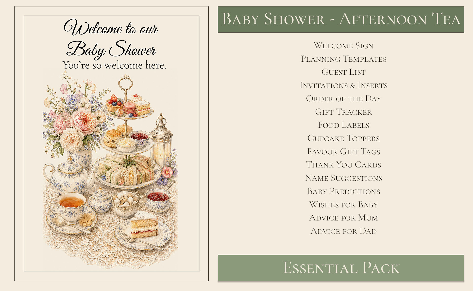 Afternoon Tea Themed Baby Shower 1