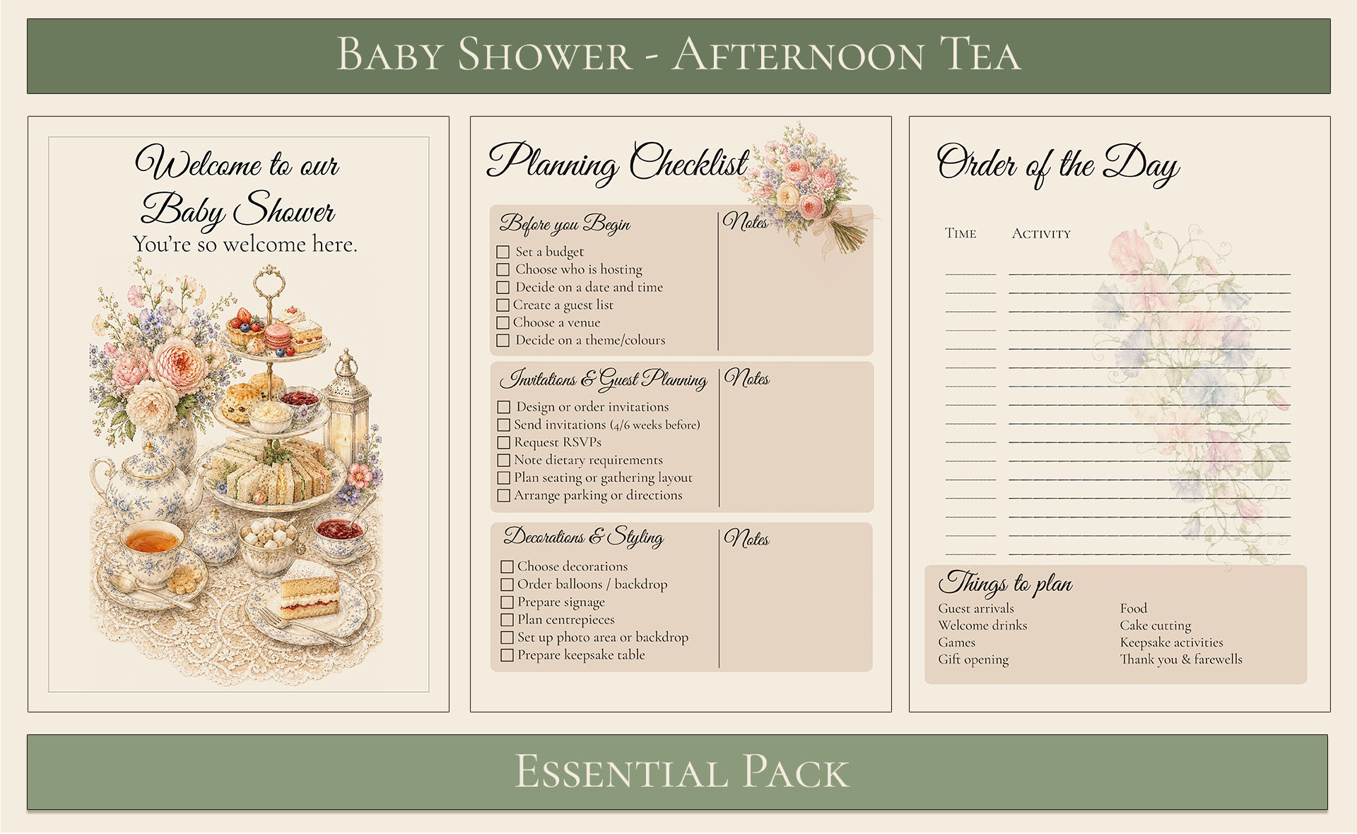 Afternoon Tea Themed Baby Shower 2