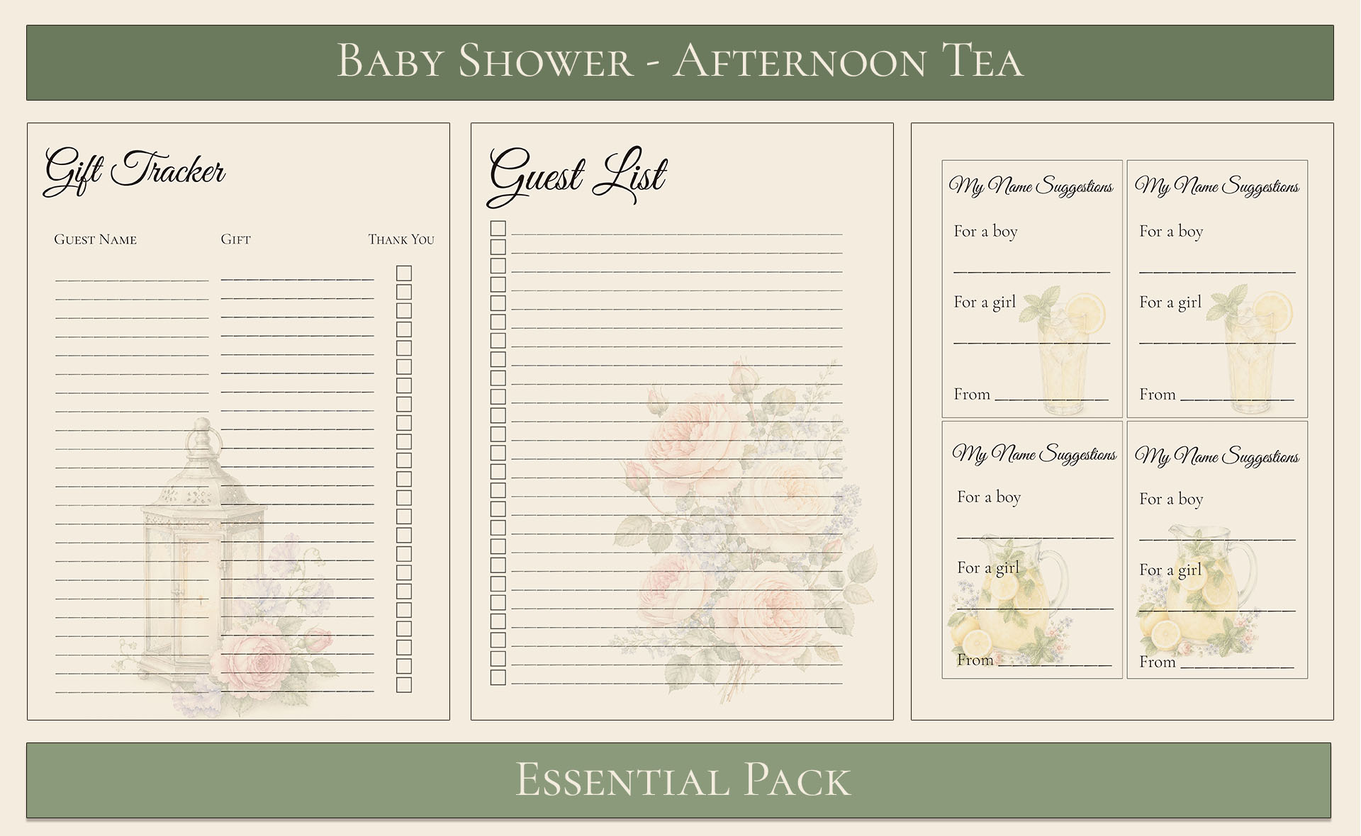 Afternoon Tea Themed Baby Shower 4