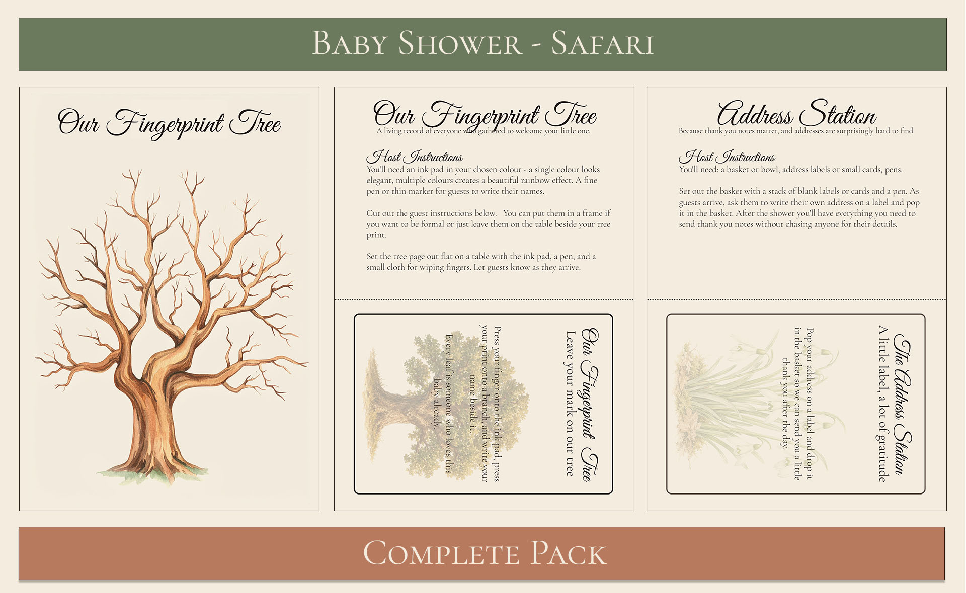 Wildflower Themed Baby Shower 3