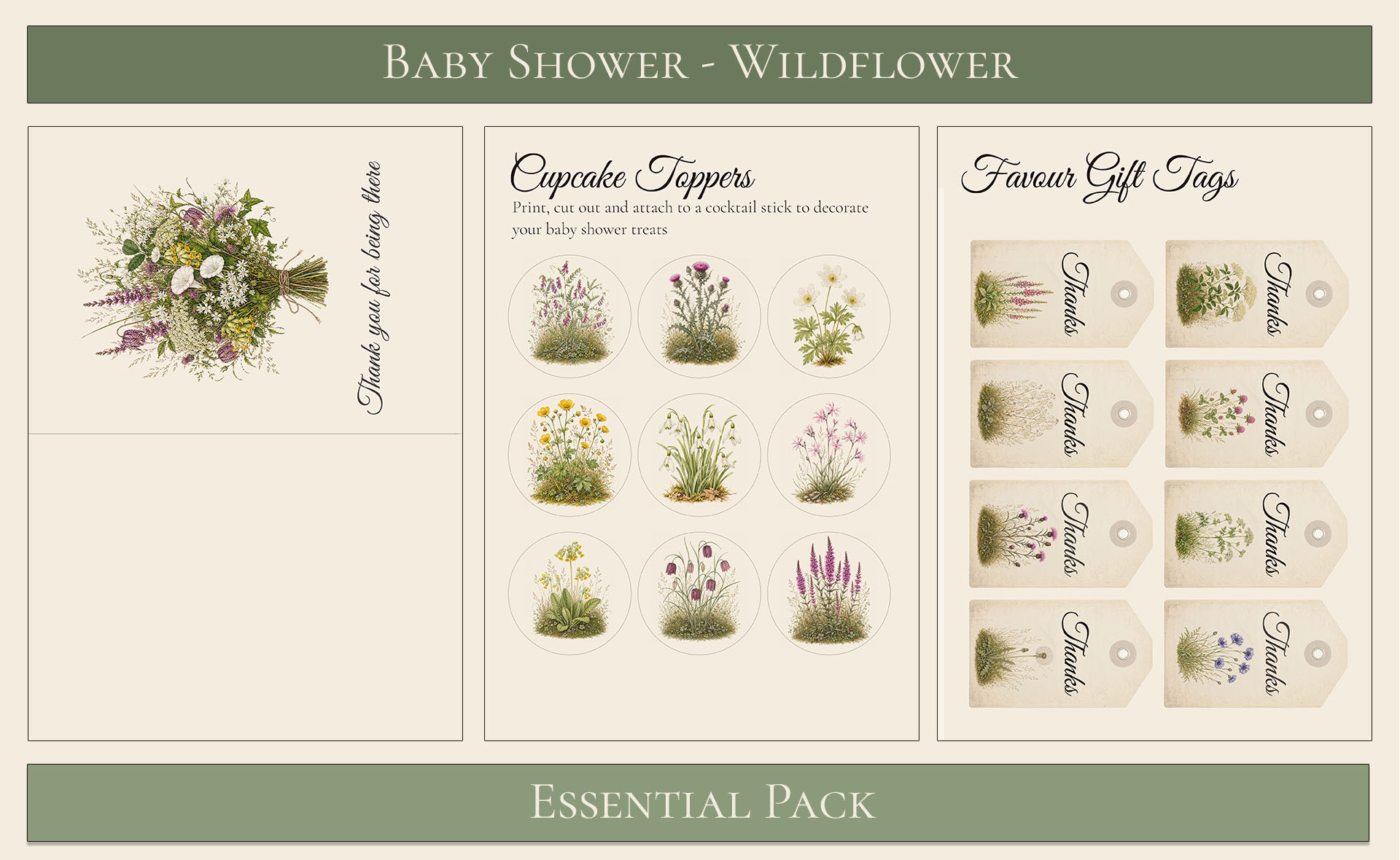 Wildflower Themed Baby Shower 4